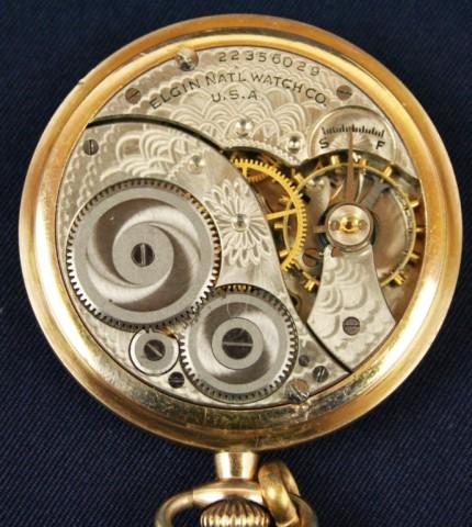 1919 ELGIN 7 JEWEL POCKET WATCH