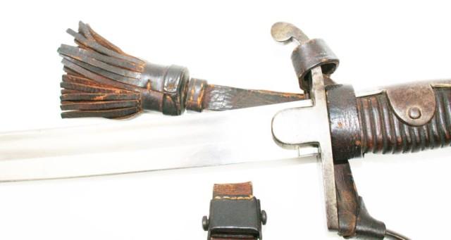 M1811 BLUCHER PRUSSIAN SWORD MARKED TO ARTILLERY