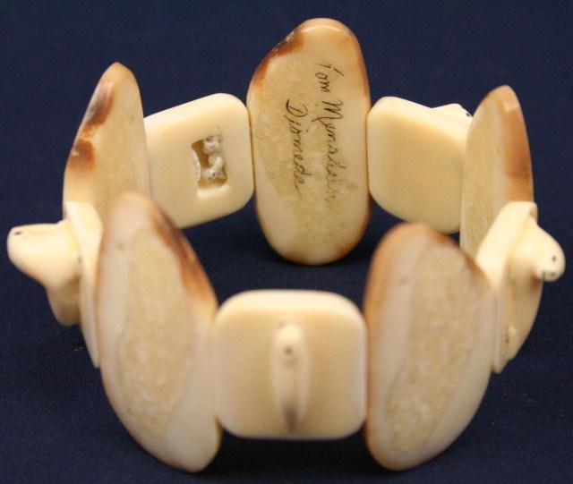 ALASKAN WALRUS IVORY BRACELET LOT