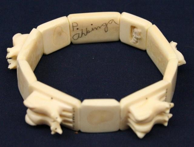 ALASKAN WALRUS IVORY BRACELET LOT