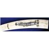Image 1 : PAIR OF WALRUS IVORY SCRIMSHAW TUSKS