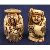 Image 1 : 5 CARVED IVORY NETSUKES - SIGNED