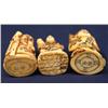 Image 6 : 5 CARVED IVORY NETSUKES - SIGNED