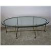 Image 2 : Brass and Glass Coffee Table 