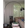 Image 1 : Arco Style Curved Chrome Lamp