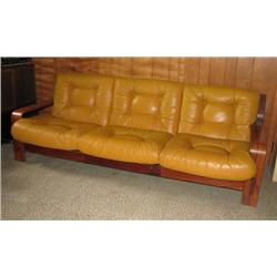 Finnish Modern Leather Couch
