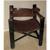 Image 1 : Modern Leather and Wood Chair