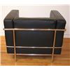 Image 3 : Modern Leather and Chrome Chair after Corbusier