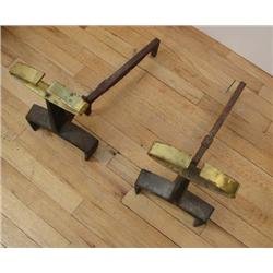 Pair of Donald Deskey Andirons