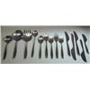 Image 1 : 128 pc Lauffer Modern Stainless Flatware