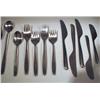 Image 3 : 128 pc Lauffer Modern Stainless Flatware