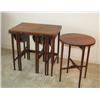 Image 1 : Gio Ponti/Singer & Sons Walnut Nesting Table Set
