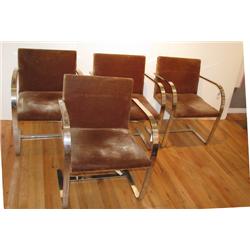 4 Mies van der Rohe Bruno Chairs
