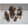 Image 1 : Four Jemez/Native American storyteller figurines