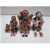 Image 6 : Four Jemez/Native American storyteller figurines