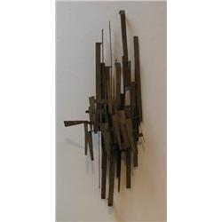 Modernist Metal Wall Relief