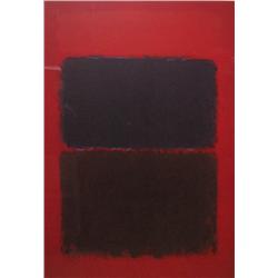 Large Serigraph after Mark Rothko