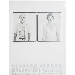 signed Richard Avedon poster 1976
