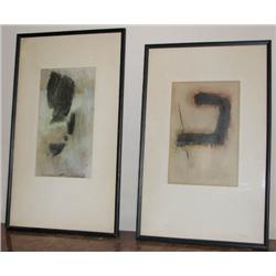 Pair of Becky Berman Drawings