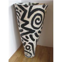 Pair of Large Edward Eberle Ceramic Urns