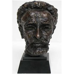 Jacob Epstein Bronze Head of Emperor Haile Selassie
