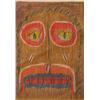 Image 1 : Rafael Ferrer crayon on paper bag "Head"