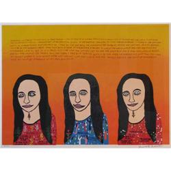 Howard Finster Mona Lisa Print