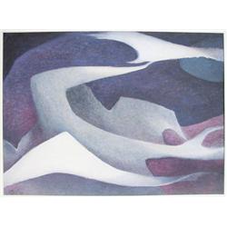 B. G. Galey painting "Biomorphic Abstraction"