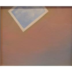 Joe Goode 1969 oil on canvasboard