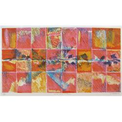 Jane Haskell orig litho "To the Edge of Time"