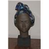 Image 1 : Johannes Hedegaard Ceramic Bust with Glazed Headwrap
