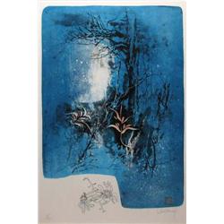 Lebadang Fleur Five Lithograph from the Fleur Series