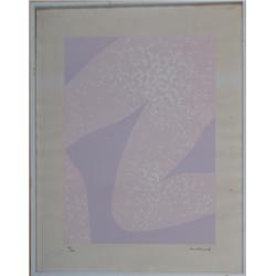 Robert Malaval Legs pouchoir on handmade paper