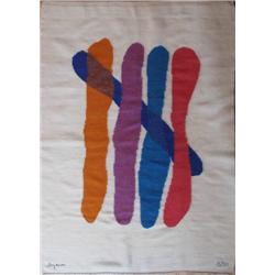 Mann Abstract Wall Hanging Rug