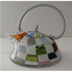 Richard Marquis murrine glass “Teapot” 1980 (# M017)