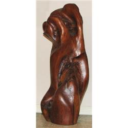 Attributed to Phil Mendlow Biomorphic Wood Sculpture