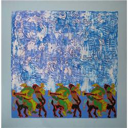 Watfa Midani Tone Flight Acrylic painting