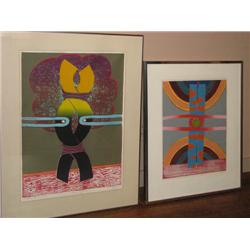 Pair of George Nama Prints