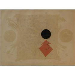 Tetsuo Ochikubo abstract lithograph