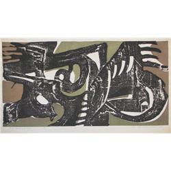 Hiroshi Ohmae Woodcut