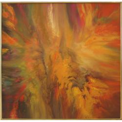 Clifford Paul Untitled Abstract acrylic on board