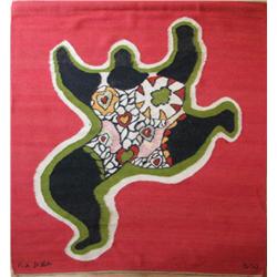 Niki de Saint Phalle Nana Power wall hanging rug