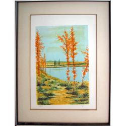 Roberto Righi lithograph