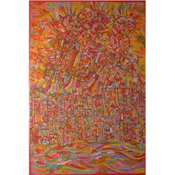 Ruth Strick Three Angels painting