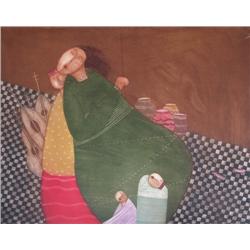 Eng Tay orig color etching Rhyme and Reason