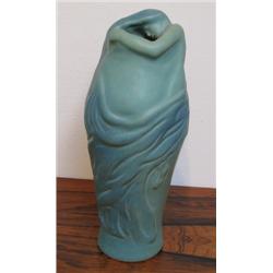 Van Briggle Figural Glazed Ceramic Vase