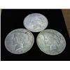 Image 1 : 1922-P/D/S PEACE SILVER DOLLARS (3 COINS)