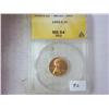 Image 1 : 1955-S LINCOLN CENT ANACS MS64 RED