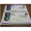 Image 1 : 2-US MINT STATE QUARTER FDC'S (FL & MI)