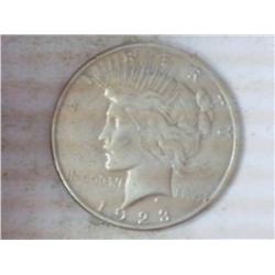 1923-S PEACE SILVER DOLLAR